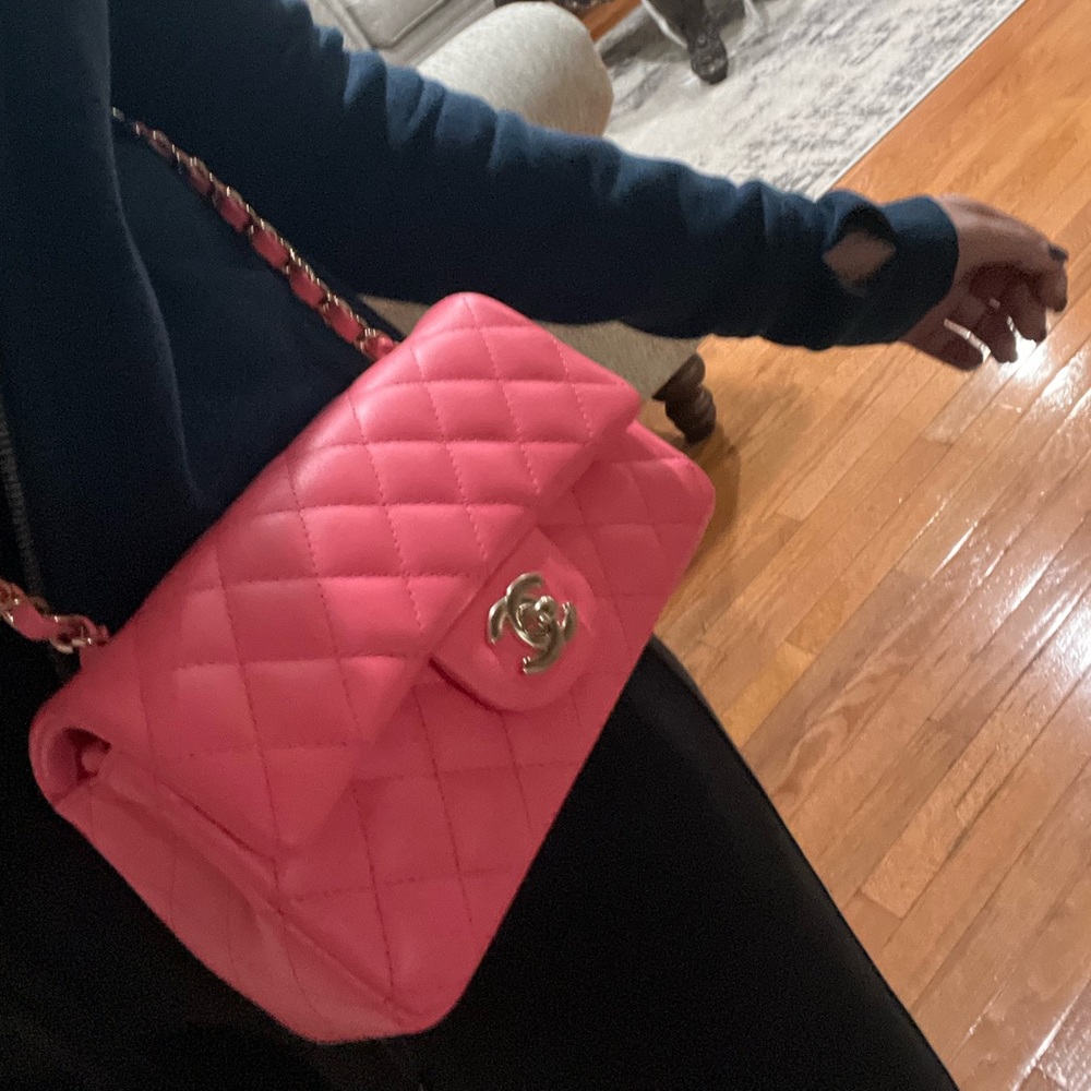 NWT Classic Chanel Mini - PINK - Picture 3 of 14